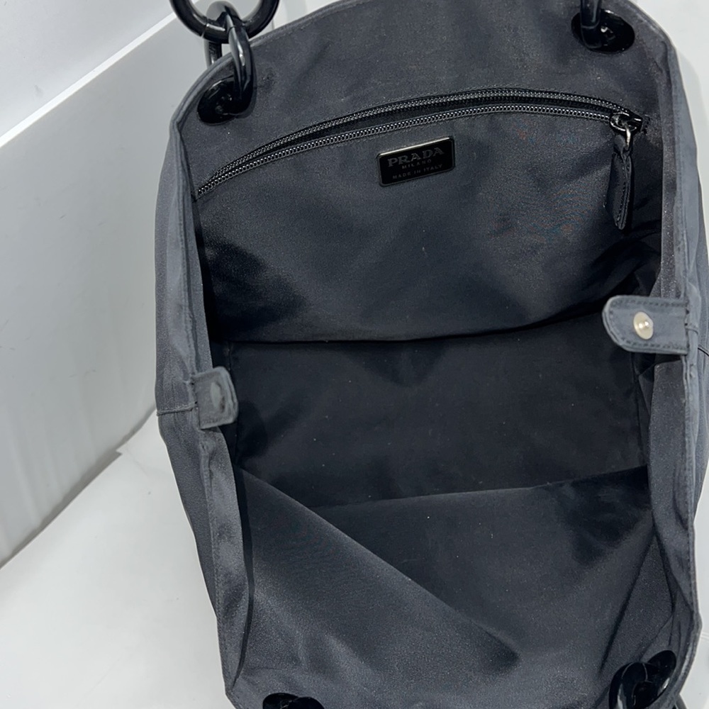 Prada Tessuto Nylon Handle Tote Hand Bag - Picture 12 of 16